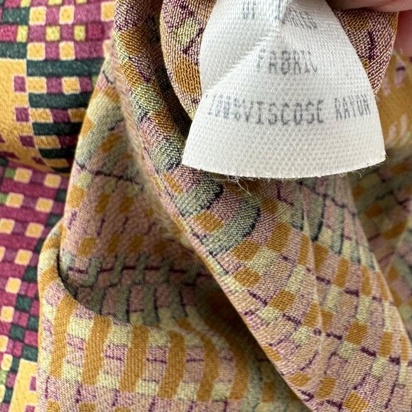 Gianni Petite Women's Long Sleeve Button-Up Blouse Size 8 - Picture 5 of 9